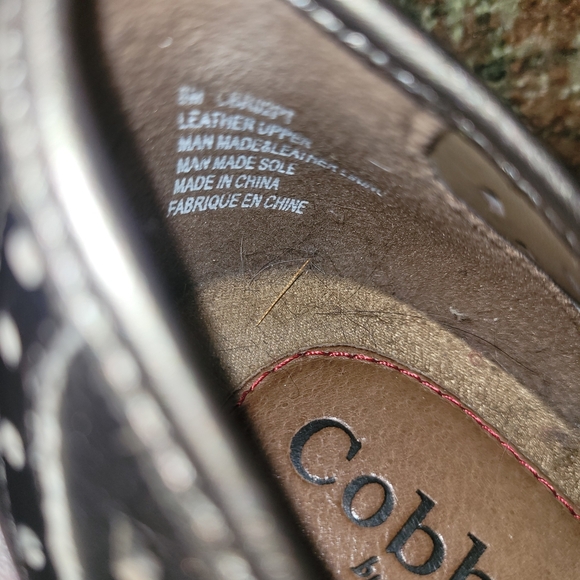 Cobb Hill Metallic Brown Leather Upper Loafers 8M - Picture 3 of 4